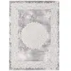 UNAMOURDETAPIS Tapis oriental 160x220 gris clair rectangle motif ancestral balrod