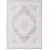 UNAMOURDETAPIS Tapis oriental 120x160 gris clair rectangle motif ancestral falan