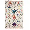 UNAMOURDETAPIS Tapis berbère style BERBER TRIBAL MK 03 Blanc 60x110 OEKO TEX®