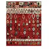 Unamourdetapis - Tapis berbère motifs tribaux 280x380 rouge moroco