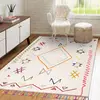 JADOREL Tapis berbère motif ethnic 200x290 crème jadida