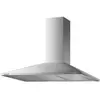 BELDEKO Hotte de cuisine décorative inox 90cm - pyramide 338 m3h - evacuation ou recyclage