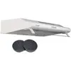 HOTTE CASQUETTE / VISIERE DOUBLE MOTEURS 60 CM - BLANCHE | BELDEKO
