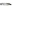 BELDEKO - hotte casquette / visière 60 cm inox 210 m3/h - 100 watts - filtre inclus