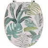TENDANCE Abattant WC en Bois déco Jardin d'hiver avec Kit Fixation en Acier Inoxydable