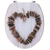 Tendance - Abattant WC MDF 18 Pouces Couvercle Design Imprimee et Assi...