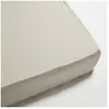 Ma Literie Naturelle Drap housse Marron Froid 140x200