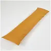 Atelier de Morphée Housse de traversin plat orange (Lot de 2) 180cm