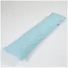 Atelier de Morphée Housse de traversin plat bleu (Lot de 2) 200cm