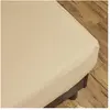 Atelier de Morphée Drap housse bi-tête noisette 2x100x200