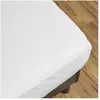 Atelier de Morphée Drap housse bi-tête blanc 2x80x190