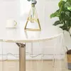 HOME MAISON Nappe ronde transparente