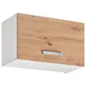 DECONATION Meuble Haut Pour Hotte De Cuisine "Ava" - Beige/Blanc - L 6...