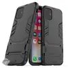 Htdmobiles Coque rigide anti choc pour Apple iPhone 11 + film ecran - NOIR