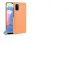 HTDMOBILES Coque rigide simili cuir crocodile pour Samsung Galaxy A41 + film ecran - ORANGE