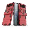 HTDMOBILES Coque pour Samsung Galaxy Z Flip 4 5G - housse etui rigide anti choc - ROUGE