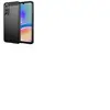 Htdmobiles Coque pour Samsung Galaxy A05s - housse etui silicone gel carbone + verre trempe - NOIR -