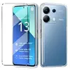 Coque pour Xiaomi Redmi Note 13 4G - housse etui silicone gel fine + film ecran - TRANSPARENT TPU -