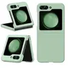 HTDMOBILES Coque pour Samsung Galaxy Z Flip 5 5G - housse etui rigide avant et arriere - VERT CLAIR