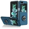 HTDMOBILES Coque rigide Samsung Galaxy Z Flip 5 5G - Bleu foncé