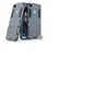 Htdmobiles Housse etui coque rigide anti choc pour Huawei Honor 9 Lite avec verre trempe - BLEU FONCE
