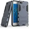 Htdmobiles Coque rigide anti choc pour Huawei Y6 Pro (2017) + film ecran - BLEU FONCE