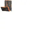 Htdmobiles Housse etui coque rigide anti choc pour Sony Xperia XZ3 + film ecran - ORANGE -
