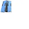 Htdmobiles Housse etui coque rigide anti choc pour Huawei P20 avec verre trempe - BLEU CLAIR