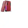 Htdmobiles Housse etui coque rigide anti choc pour Huawei Honor 10 avec film ecran - ROUGE