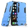 Htdmobiles Housse etui coque rigide anti choc pour Apple iPhone XS Max + film ecran - BLEU