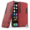 Htdmobiles Housse etui coque rigide anti choc pour Apple iPhone XS Max + film ecran - ROUGE