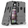 Htdmobiles Housse etui coque rigide anti choc pour Apple iPhone XS + film ecran - GRIS