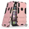 Htdmobiles Housse etui coque rigide anti choc pour Apple iPhone XS + film ecran - ROSE