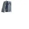 Htdmobiles Housse etui coque rigide anti choc pour Samsung Galaxy Note 9 avec verre trempe - BLEU FONCE