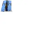 Htdmobiles Housse etui coque rigide anti choc pour Xiaomi Mi Mix 3 + verre trempe - BLEU CLAIR -