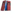 Htdmobiles Coque rigide anti choc pour Samsung Galaxy S10 + film ecran - ROUGE