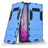Htdmobiles Coque rigide anti choc pour Samsung Galaxy S10+ Plus + film ecran - BLEU CLAIR