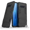 Htdmobiles Housse etui coque rigide anti choc pour Samsung Galaxy S10 + film ecran - NOIR -
