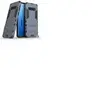 Htdmobiles Housse etui coque rigide anti choc pour Samsung Galaxy S10 + film ecran - BLEU FONCE -