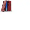 Htdmobiles Housse etui coque rigide anti choc pour Samsung Galaxy A70 + verre trempe - ROUGE -