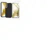 LITTLE BOUTIK Coque Pour Samsung Galaxy S22 PLUS 5G Silicone Noire + 2 Verres Trempes