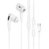 Ecouteurs Filaire Stéreo Blanc avec Micro - Type-C / Little Boutik®