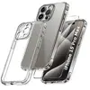 LITTLE BOUTIK Coque Pour iPhone 15 Pro Max Silicone Transparente Angles Renforces