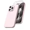 Little Boutik Coque Pour iPhone 15 Pro Silicone Rose + 2 Verres Trempes