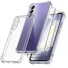 Coque Pour Samsung Galaxy S24 Silicone Transparente Angles Renforces +...