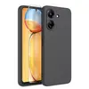 Little Boutik Coque Pour Xiaomi Redmi 13C / Poco C65 Silicone Noir + Verre Trempe
