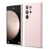 Little Boutik Coque pour Samsung Galaxy S24 Ultra Silicone Rose