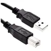 INECK® 1.8M Câble d'Imprimante USB A-B Noir pour tous HP Imprimantes i...