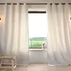 HomeMaison.com Rideau Jacquard - Ecru - 140 X 260 cm