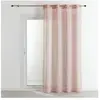 Home Maison Voilage en étamine  -  - effet lin polyester rose clair 140x240 cm